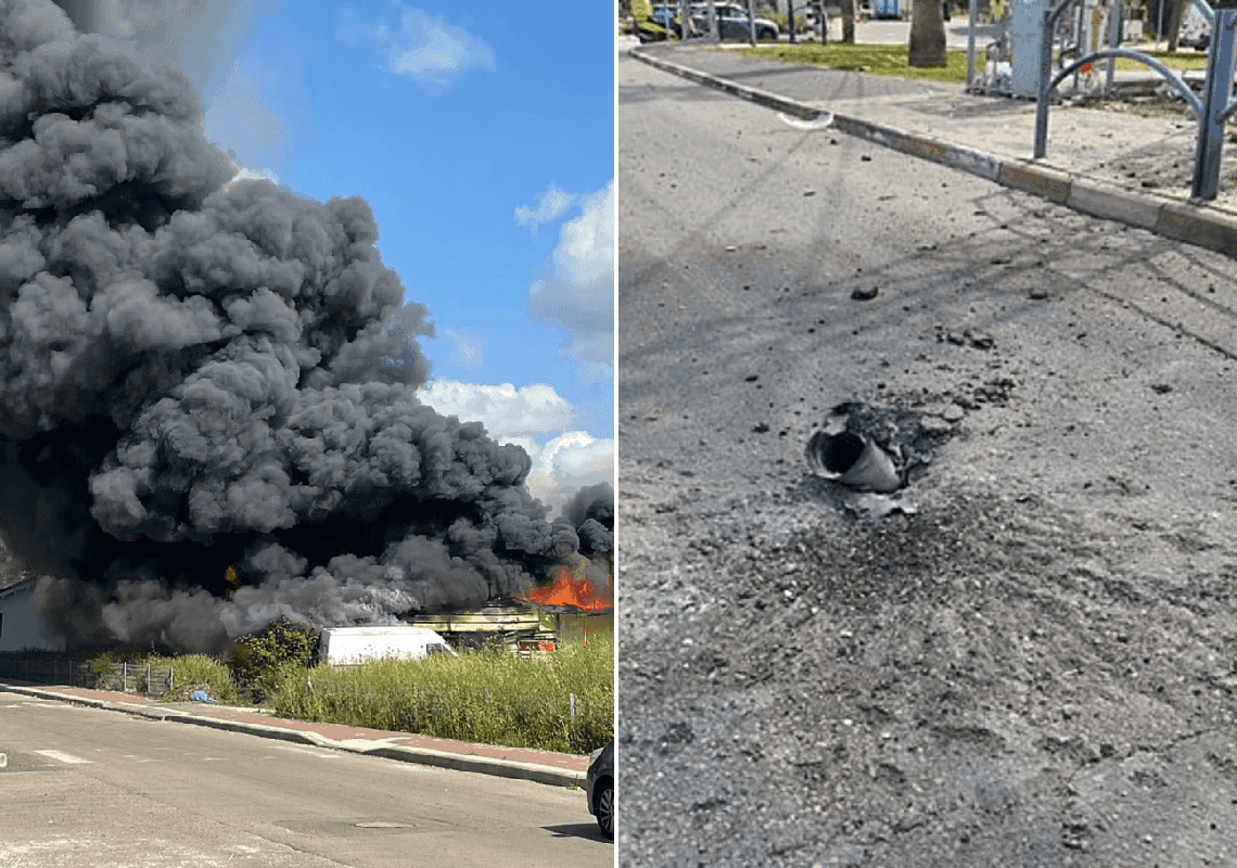 מתקפה על צפון ישראל: עשרות רקטות נורו מלבנון 