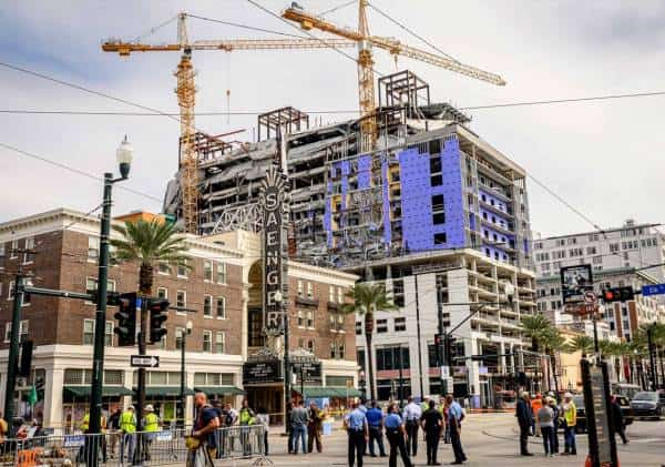 כשנה לאחר קריסת המלון בניו אורלינס: חולצו גופותיהם של נספי האסון