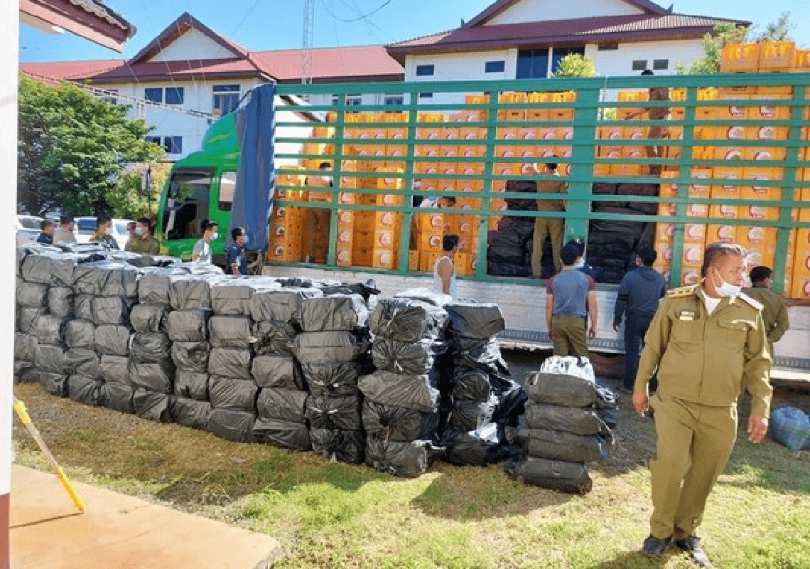 תפיסת הסמים הגדולה ביותר אי פעם באסיה: 55.6 מיליון טבליות של מתאמפטמין 