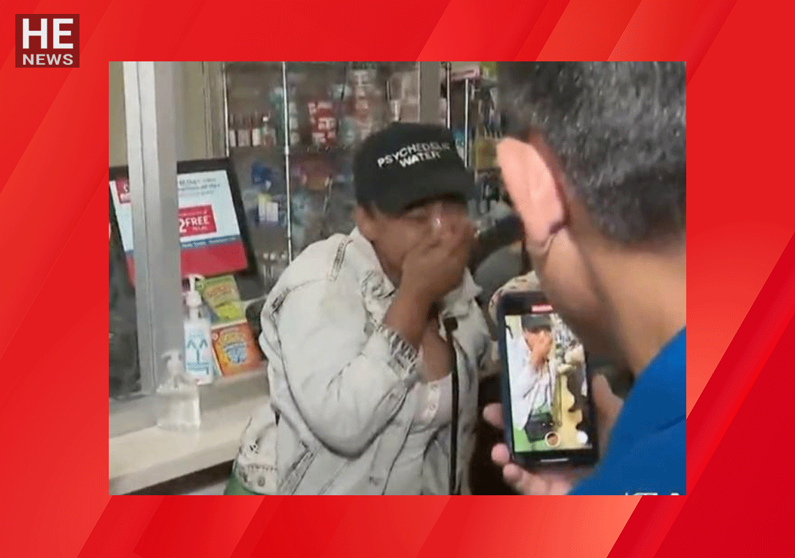 דמעות וחיבוקים במרכול בלוס אנג'לס: האם זוהתה הזוכה הגדולה במיליארד דולר או מדובר במתחזה?