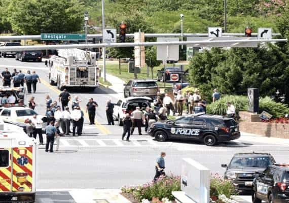 לפחות 5 הרוגים בתקרית ירי במערכת עיתון במרילנד