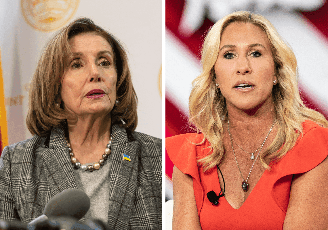 תוצאות ההסתה? הפעם ההיא שמרג'ורי טיילור גרין אמרה שלננסי פלוסי מגיע למות 