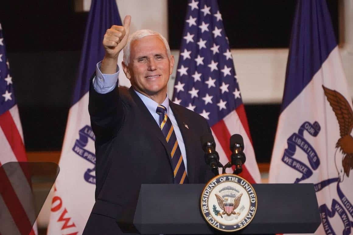 לקראת 2024: סגן הנשיא לשעבר מייק פנס בקמפיין אגרסיבי באיווה, נגד ״מדיניות השמאל הרדיקלי״ של ג׳ו ביידן