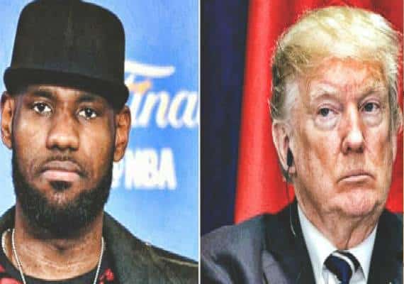 טראמפ צייץ נגד לברון ג'יימס בטוויטר: "לא קל לגרום לו להיראות חכם"