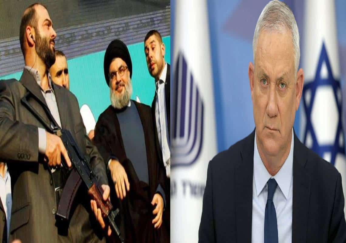 גנץ מזהיר את חיזבאללה: "מה שהיה בעזה זה רק קצה הקרחון" 