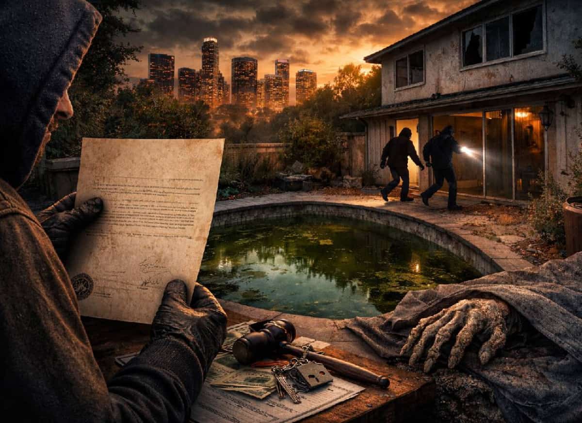 לוס אנג'לס: בריכות ירוקות ועזובה סימנו מוות - הכנופיה ששדדה עיזבונות של קשישים