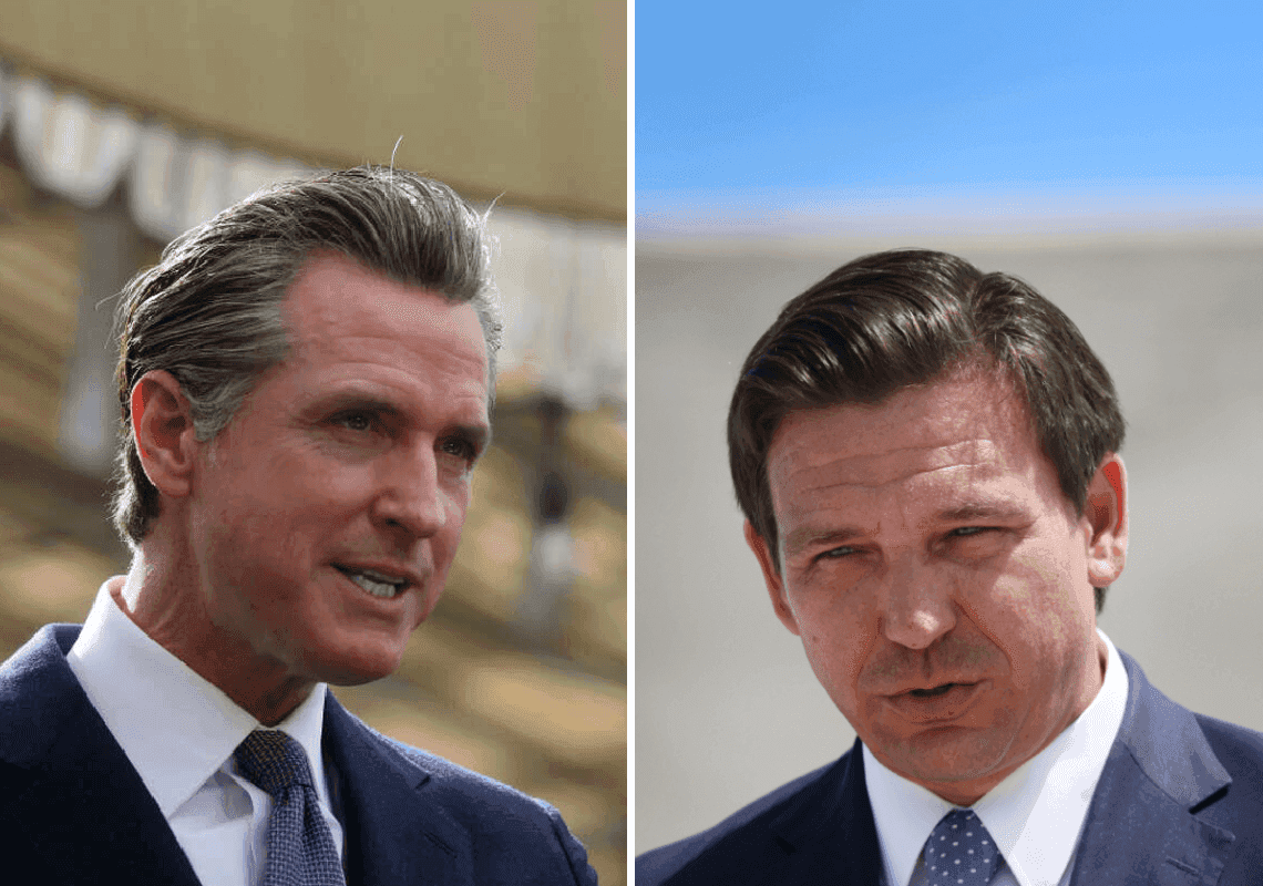 מושל קליפורניה פונה לתושבי פלורידה: "בואו אלינו - הרפובליקנים לוקחים לכם את החופש"