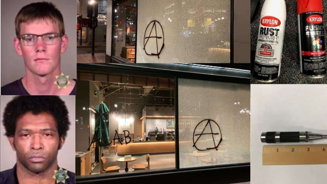 צפו: "נוקאאוט שהפיל שוטר חמוש" - אנטיפה 'חגגה' את הרשעת שובין בהמשך זריעת ההרס בעיר פורטלנד המתדרדרת לתוך כאוס