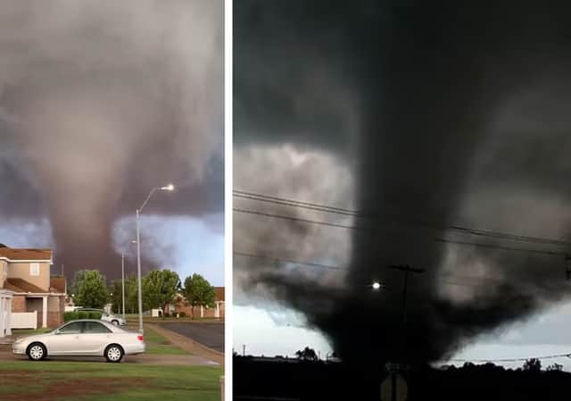 טורנדו אחרי טורנדו: שכונות נחרבו באוקלהומה, בסיס חיל האוויר נפגע ותושבים נפצעו